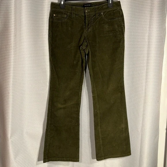 The Limited Women’s dark green or olive colored corduroy pants crew fit size 4 - Picture 1 of 10